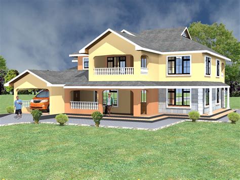 Maisonette House Plans 4 Bedroom In Kenya Hpd Consult In 2021 House