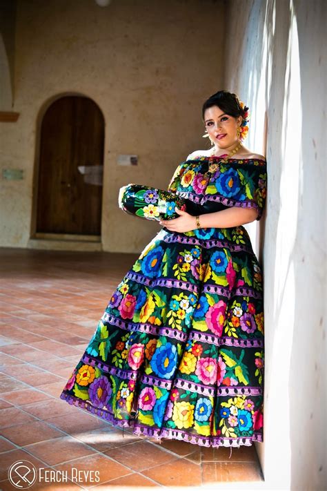 Vestido Chiapaneca Vestido Chiapaneco Vestidos De Fiesta Mexicanos Ropa Tradicional