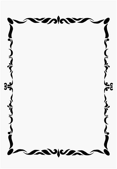Borders And Frames Picture Border Design Simple Hd Png Download