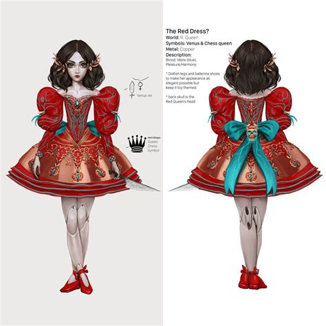 Red Dress Alice Liddell Alice Madness Returns Alice In Wonderland Characters