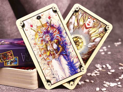 Beautiful Anime Tarot Cards Deck With Book For Beginners Etsy