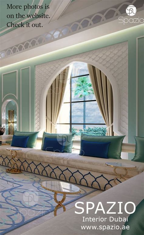 Perfect Luxury Arabic Majlis Interior Design In Andalusian Style In