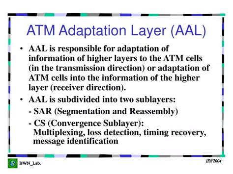 Ppt Atm Adaptation Layer Aal Powerpoint Presentation Free Download