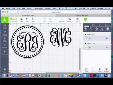 Check spelling or type a new query. How to make a monogram with Cricut - YouTube