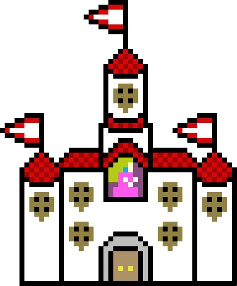 Princess Peachs Castle Pixel Art Maker