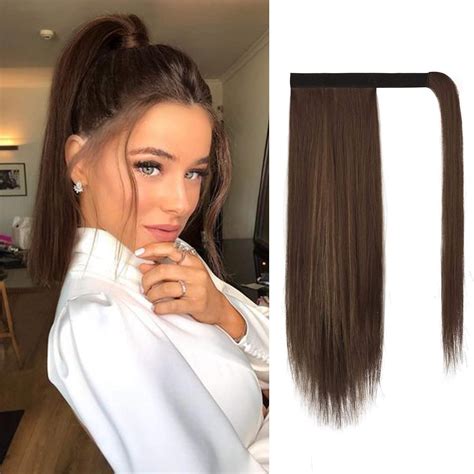 Barsdar Clip In Ponytail Hair Extensions 14 Inch Short