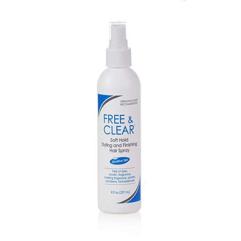 Free And Clear Styling And Finishing Hair Spray Soft Hold 8 Oz