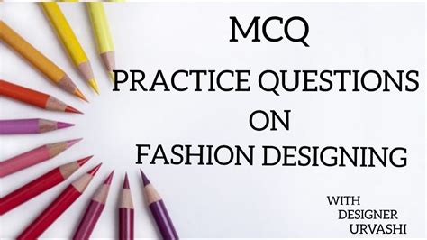 Practice Of Multiple Choice Questions Of Fashion Designing Youtube