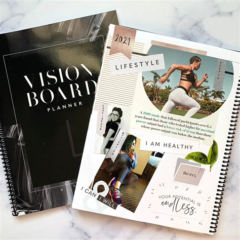 Vision Board Planner Vision Board Journal Lovet Planners