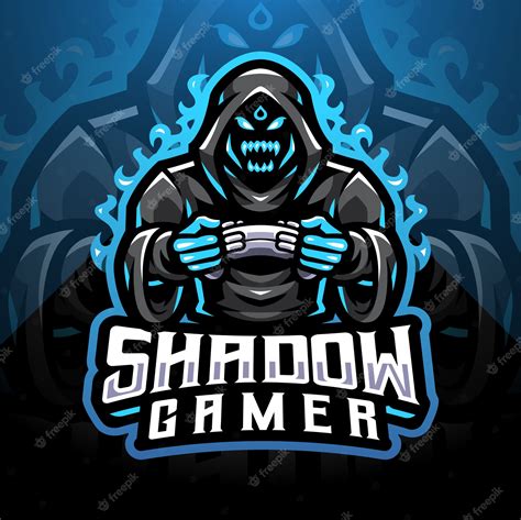 Premium Vector Shadow Gamer Esport Mascot Logo Design