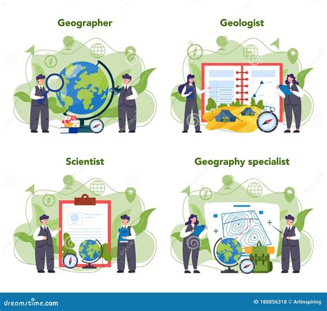 Geography Concept World Map Globalisation Tiny People Study Atlas