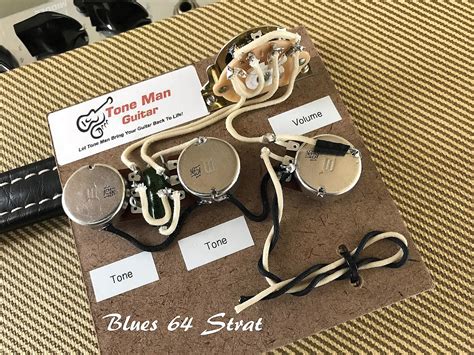 Check spelling or type a new query. The Blues 64 Stratocaster prebuilt wiring harness kit by Tone Man Guitar