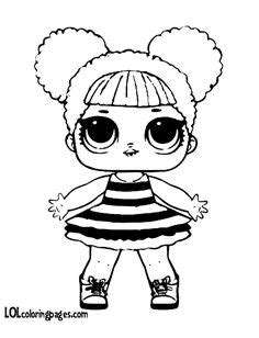 Queen Bee Coloring Page Lotta LOL | jazzie 7th birthday | Bee coloring