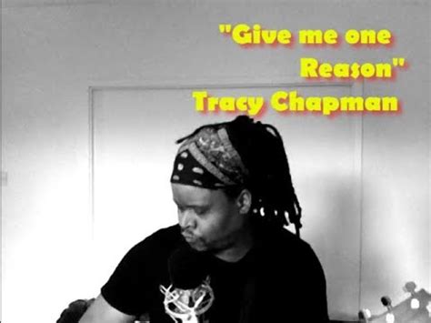 Tracy Chapman Give Me One Reason YouTube