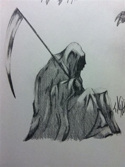 The Grim Reaper Sketch 1 By Ozzyvampire On Deviantart