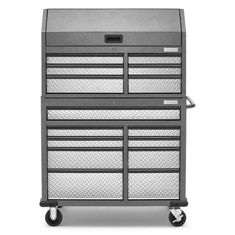 Gladiator 41 In 15 Drawer Hammered Granite Mobile Tool Chest Combo