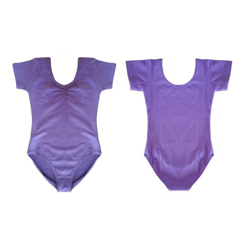 Short Sleeve Purple Leotard Size 10 Firstpointe