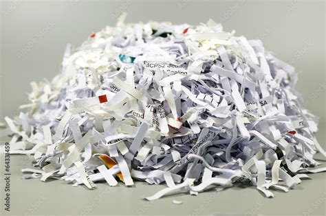 Shredded Documents Stock Photo Adobe Stock