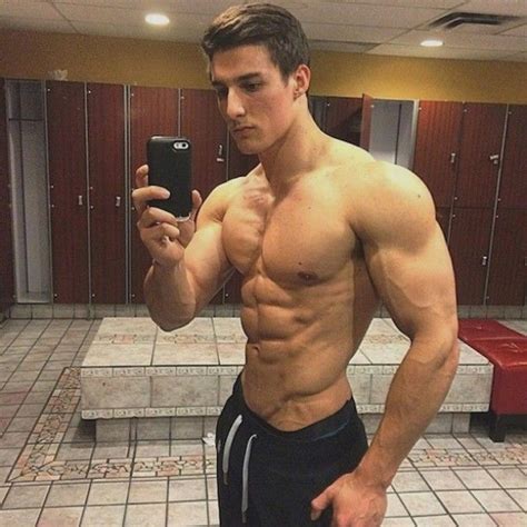 Locker Room Hunk S Selfie Ripped Men Gym Inspiration Men S Muscle