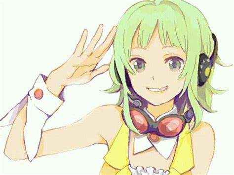 Megpoid Gumi Vocaloid Vocaloid Anime Green Hair Anime