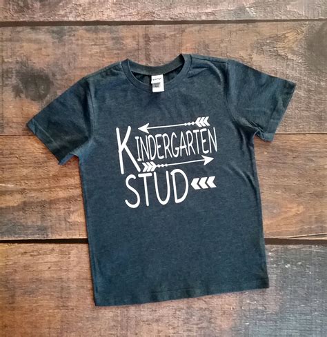 Kindergarten Stud Kindergarten Kindergarten Shirt First Day Etsy In