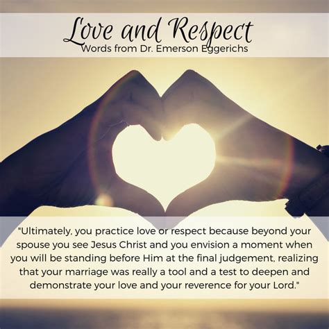 Love And Respect By Dr Emerson Eggerichs Is A Great Insight Into The