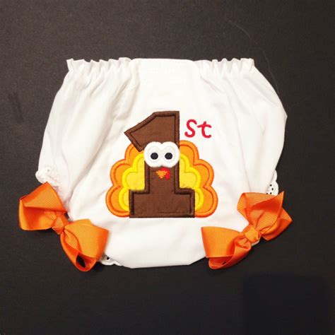 1st Thanksgiving Diaper Cover The Couture Baby And Child Boutique