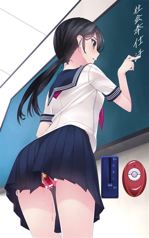 Murakami Suigun F Ism Original Highres 1girl Ass Bdsm Black Hair Blush Bondage Bound