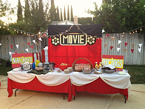 Outdoor Movie Night Food Ideas Outdoor Furniture Design