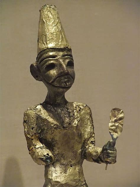 figurine of the canaanite god el from megiddo modern israel stratum vii late bronze ii 1400