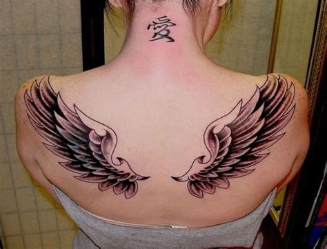Wings Tattoos With Images Neck Tattoo Angel Tattoo For Women