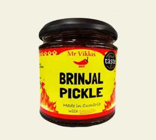 Mr Vikkis Hot Brinjal Pickle 220g