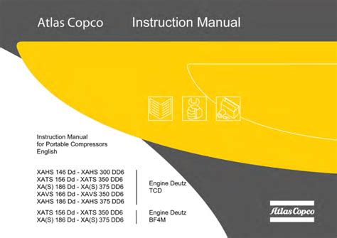 Atlas Copco Xhas Instruction Manual