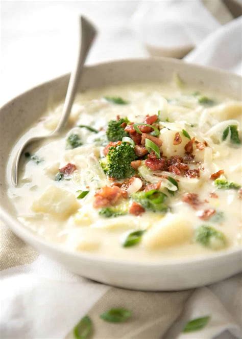 Creamy Broccoli And Potato Soup Recipe Broccoli Walls