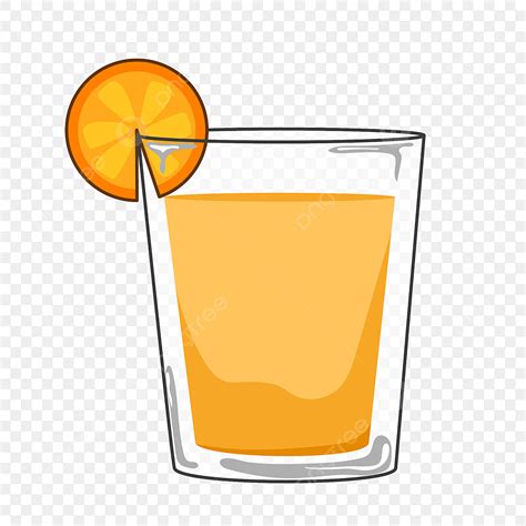 Orange Juice Cartoon Image