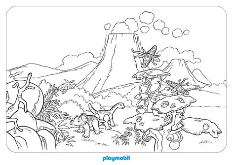 dessin à colorier dinosaure