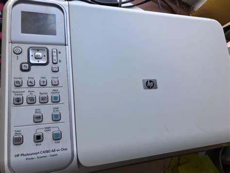 In diesem browser ist javascript inaktiviert. HP Photosmart C4180 All-In-One Inkjet Printer