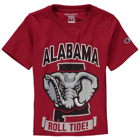 Champion Alabama Crimson Tide Youth Crimson Strong Mascot T Shirt