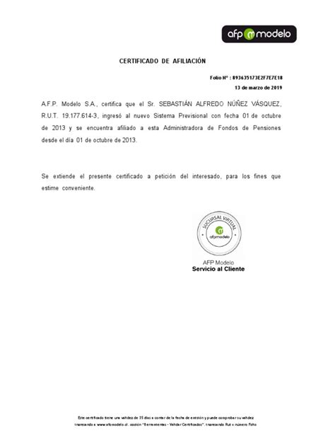 Con la app de afp modelo estarás siempre al tanto de tus ahorros en cualquier parte del mundo. certificado de afiliacion afp modelo