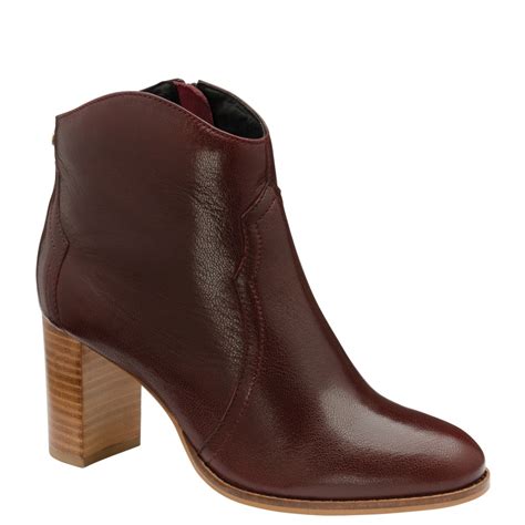 Buy Ravel Ladies Foxton Ankle Boots In Burgundy Online