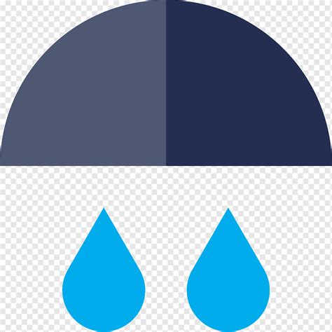 Rain Rainfall Rainy Colored Weather Icon Png Pngwing