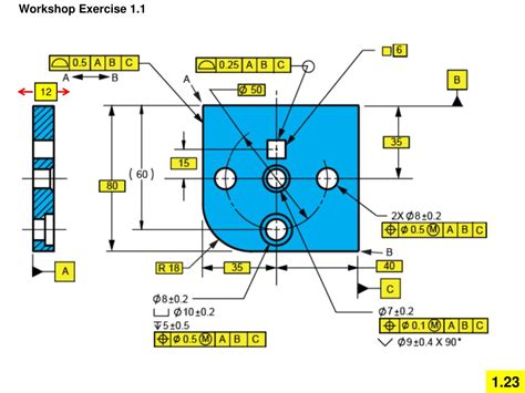 Ppt Geometric Dimensioning And Tolerancing Powerpoint Presentation