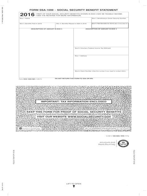 Ssa 1099 Form 2022 Pdf Fill Out And Sign Online Dochub