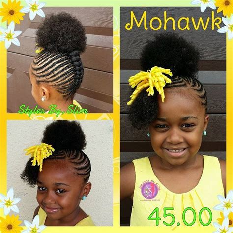 This black kid's haircut is a style derived from the traditional mohawk. 236 Likes, 12 Comments - 👭The #1 Children Braider👭 (@braidsbyslimthebraider) on Instagram: "🌻🌼Su ...