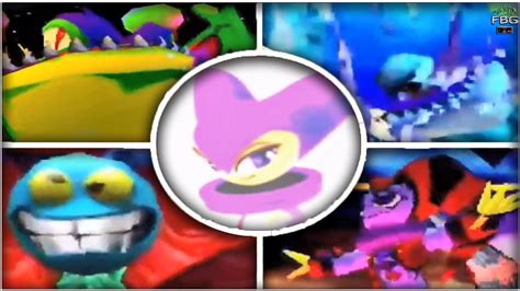 Nights Into Dreams All Bosses Youtube