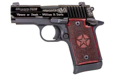 Sig Sauer P938 9mm Texas Engraved Special Edition Pistol Sportsmans
