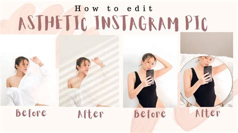 How To Edit Aesthetic Instagram Picture Itsmariah Youtube