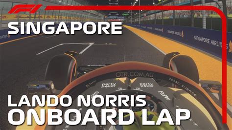 F Singapore Gp Lando Norris Onboard Lap Around Marina Bay