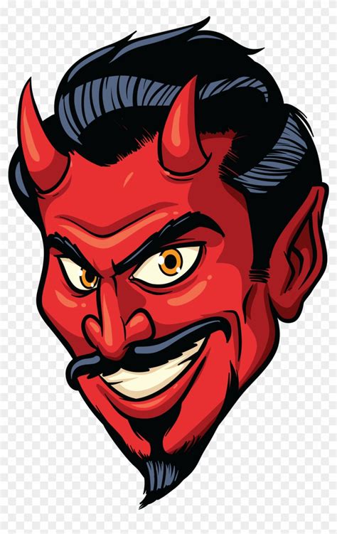 Cartoon Devil Goatee Png Download Smiling Devil Transparent Png