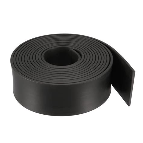 Solid Rectangle Rubber Seal Strip 40mm Wide 3mm Thick 3 Meters Long